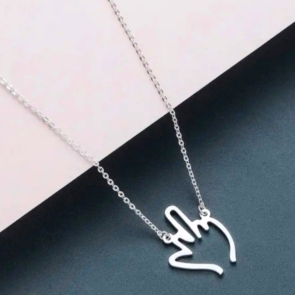COPY - Middle Finger Necklace, Fun Necklace, Novelty Necklace - Picture 1 of 1